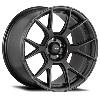 Konig Ampliform 18x8.5 5x114.3 ET45 Dark Metallic Graphite performance car parts