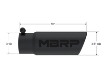 Load image into Gallery viewer, MBRP Universal Tip 3-1/2in O.D. Angled Rolled End exhaust part, performance car parts, high performance auto parts, DTX Performance