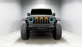 Oracle Jeep Wrangler JL/Gladiator JT 7in. High Powered LED Headlights (Pair) - Dynamic installed