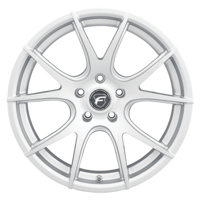 Forgestar CF5V 18x8.5 / 5x112 / ET35 / 66.56 HB - Gloss Silver - Non-BL Wheel
