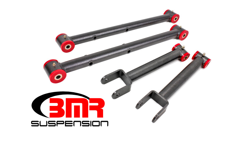 BMR 64-67 A-Body Non-Adj. Rear Suspension Kit - Black Hammertone - DTX Performance