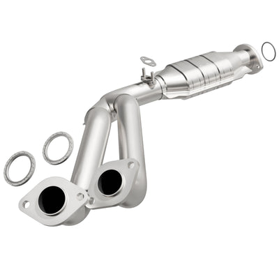 MagnaFlow Conv DF 96-97 Lexus LX450 4.5L / 95-97 Toyota Land Cruiser 4.5L Front performance exhaust from DTX Performance