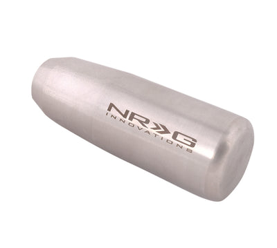 NRG Universal Short Shifter Knob - 3.5in. Length / Heavy Weight .85Lbs. - Silver - performance car parts