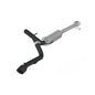 MBRP 10-18 Toyota 4 Runner BLK 4in O.D Tip Single Rear Exit 2.5in Cat Back Exhaust, performance car parts upgrade