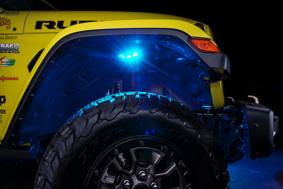 Oracle Underbody RGB+W Wheel Well Rock Light Kit - 4 PCS - ColorSHIFT on a performance car