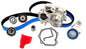 Gates 04 Subaru Impreza EJ20 2.0 Perf Racing Timing Belt Component Kit w/ Water Pump