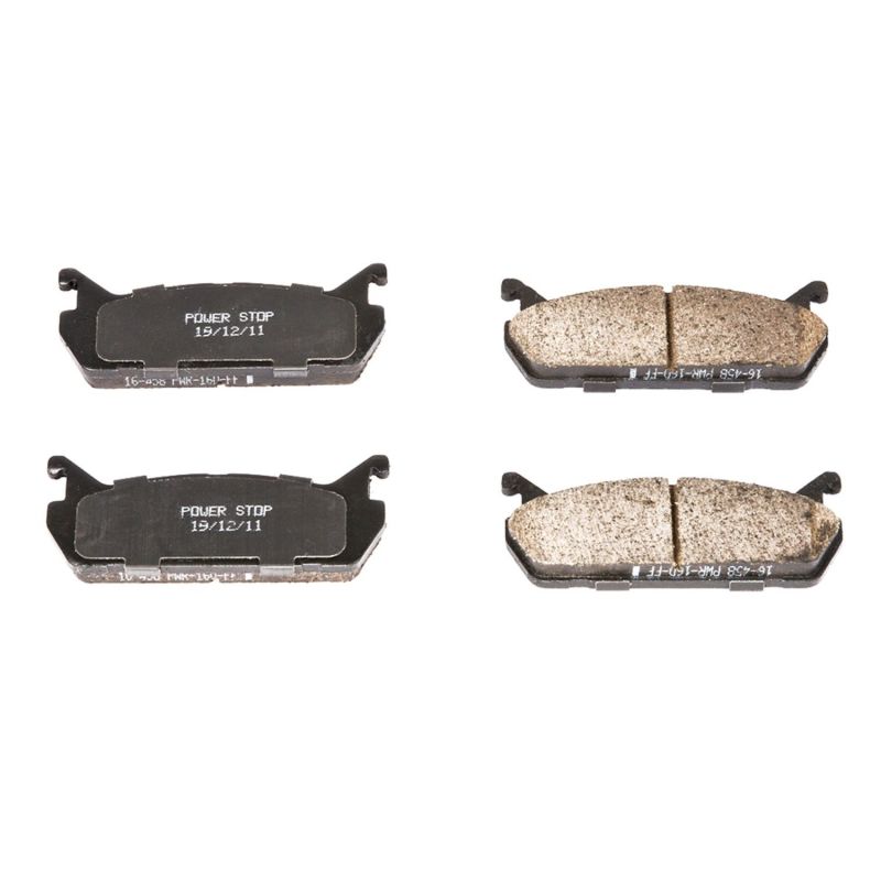 Power Stop 91-96 Ford Escort Rear Z16 Evolution Ceramic Brake Pads - DTX Performance