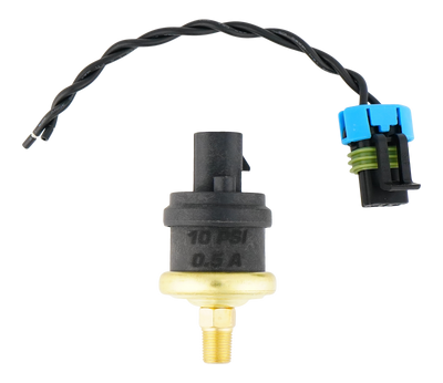 DeatschWerks 10psi 1/8th NPT Adjustable (8-12PSI) Hobbs Switch with Pigtail (0.5A)