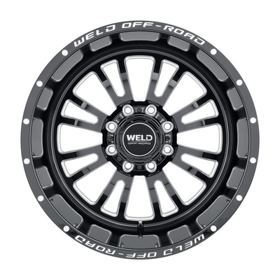 Weld Slingblade 20x10 / 8x165.1 / 4.75 BS / 125.1 HB - Gloss Black Milled - Non-BL Wheel