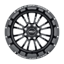 Load image into Gallery viewer, Weld Slingblade 20x12 / 8x180 / 4.75 BS / 124.3 HB - Gloss Black Milled - Non-BL Wheel