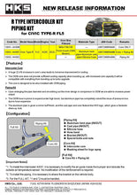 Load image into Gallery viewer, HKS Honda Civic Type R FULL INTERCOOLER KIT FL5