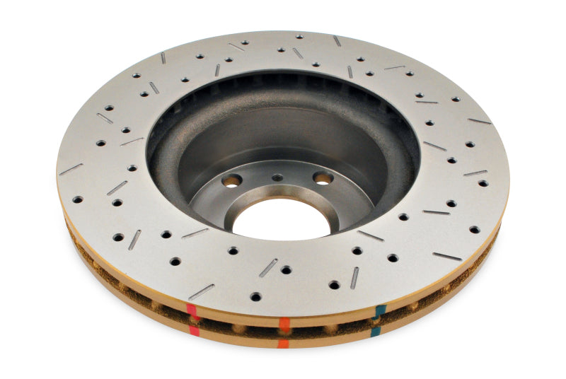 DBA 15-20 Ford Mustang GT (w/352mm Frt Rotor w/o Perf Pkg) Front 4000 Series Drilled & Slotted Rotor - DTX Performance