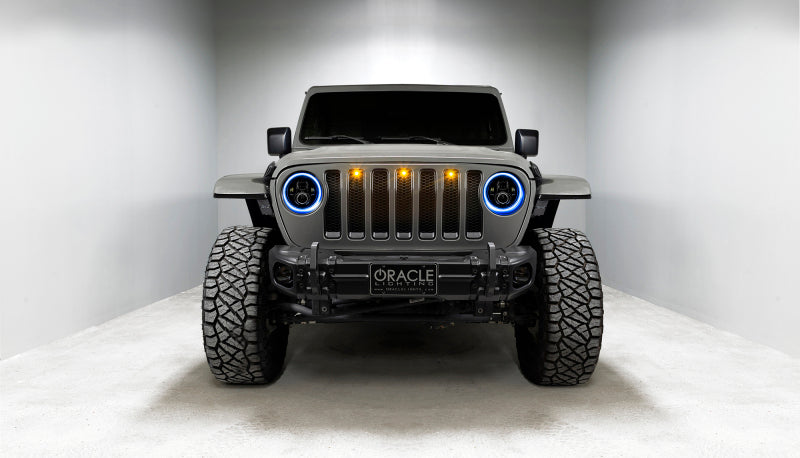 Oracle Jeep Wrangler JL/Gladiator JT 7in. High Powered LED Headlights (Pair) - Dynamic, high performance car parts