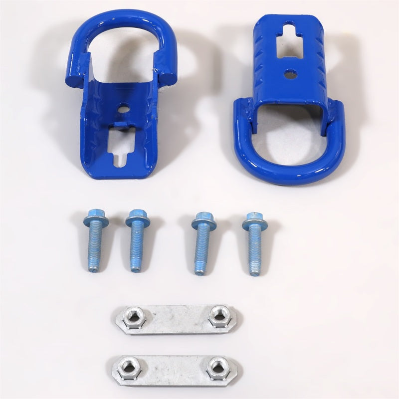 Ford Racing 15-22 F-150 Tow Hooks - Blue (Pair) for performance car upgrades by DTX Performance