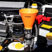 Load image into Gallery viewer, Mishimoto Screw On Oil Funnel Subaru Kit in engine bay