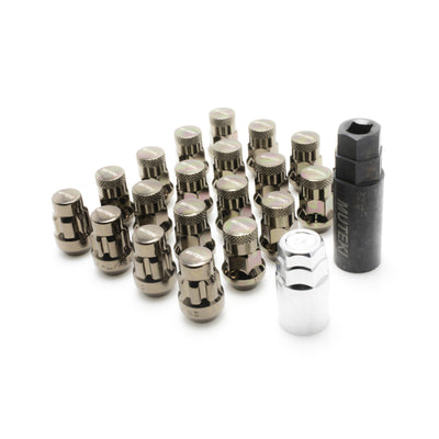 Wheel Mate Muteki SR35 Close End Lug Nuts w/ Lock Set - C.Titanium 12x1.25 35mm high performance car parts