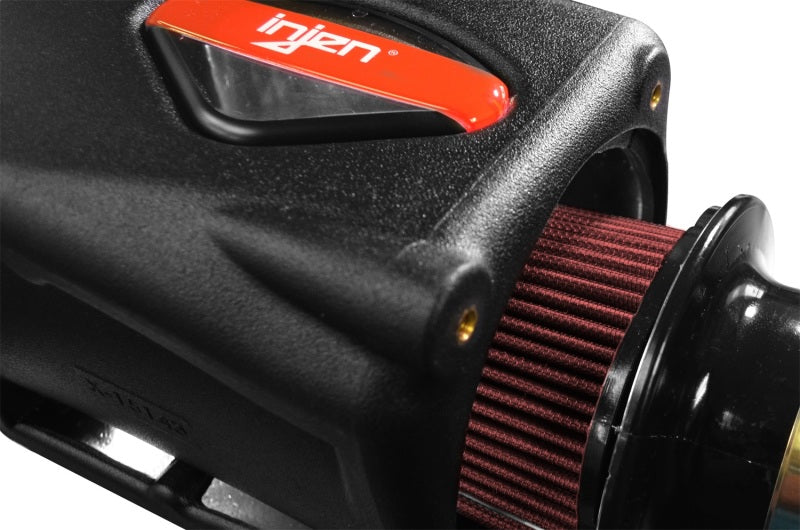 Injen 2018+ Jeep Wrangler JL V6-3.6L Wrinkle Black Oiled Power-Flow Air Intake System - DTX Performance