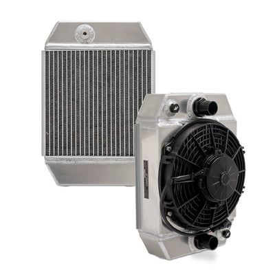 Mishimoto Universal Drag Race Performance Aluminum Radiator - Natural, veteran owned shop performance part