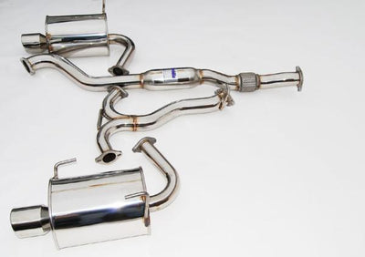 Invidia 08-09 WRX Sedan Q300 Dual Stainless Steel Tip Cat-back Exhaust performance car part
