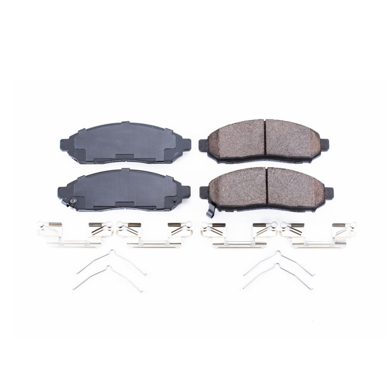 Power Stop 2015 Chevrolet City Express Front Z17 Evolution Ceramic Brake Pads w/Hardware - DTX Performance