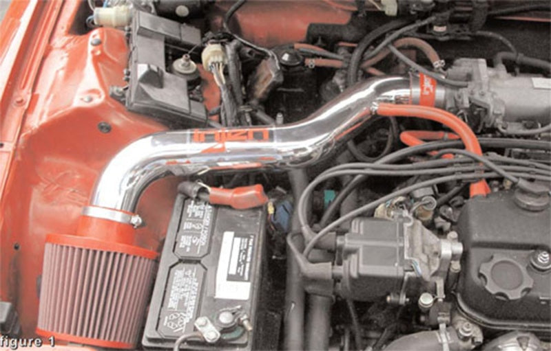 Injen 88-91 Civic Ex Si CRX Si Polished Short Ram Intake - DTX Performance