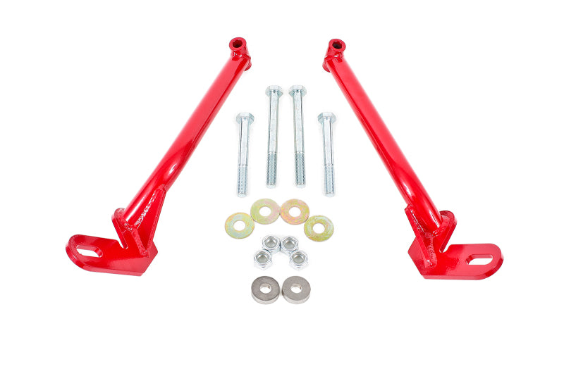 BMR 78-87 G-Body Control Arm Reinforcement Braces - Red - DTX Performance