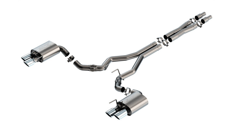 Borla 2024 Ford Mustang GT 5.0L V8 w/ Active Exhaust ATAK Cat-Back Exhaust System - DTX Performance