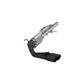MBRP 09+ Chevrolet Silverado 1500 3in Cat Back Pre-Axle Dual Outlet w/ 4in Tip - Black exhaust system