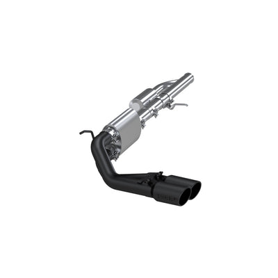 MBRP 09+ Chevrolet Silverado 1500 3in Cat Back Pre-Axle Dual Outlet w/ 4in Tip - Black from DTX Performance