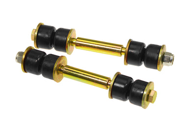 Prothane Universal End Link Set - 3 1/4in Mounting Length - Black for performance car parts by DTX Performance
