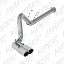 MBRP 17-19 Ford F250/350/450 6.4 L Filter Back Single Side Dual Exit Exhaust System, performance car parts, high performance auto parts