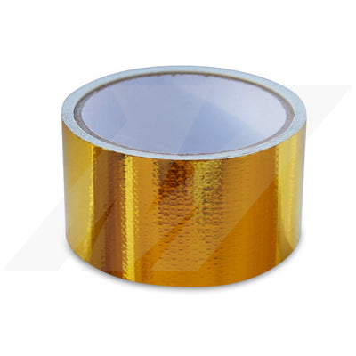 Mishimoto 2 Inch X 15 Feet Heat Defensive Reflective Tape for performance car parts and engine protection by DTX Performance.
