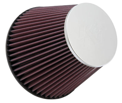 K&N Round Tapered Universal Air Filter 6in Flange ID x 7.5in Base OD x 4.5in Top OD x 6in H for performance car parts