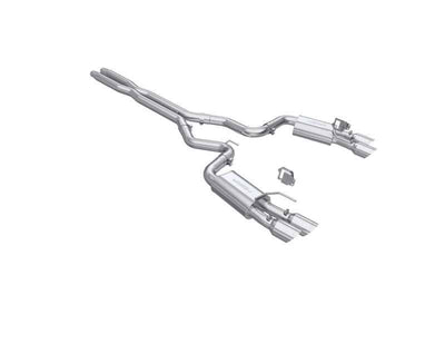 MBRP 2024+ Ford Mustang GT Armor Pro 3in Street Profile Catback Exhaust - Stainless Steel Tips, performance car parts, DTX Performance