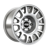 BBS TS-R 17x9in - 6x139.7 - 106.1 CB - ET-12 - Satin Silver Wheel