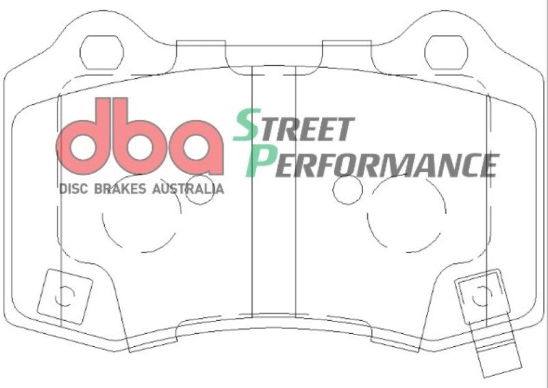 DBA 2010 Camaro SS SP500 Rear Brake Pads - DTX Performance