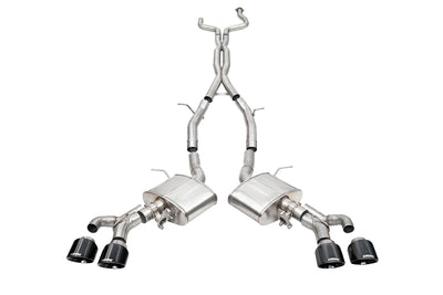 Corsa 22-25 Cadillac CT4 V Blackwing 3in Active Valve Cat-Back - 4.5in Black Tip