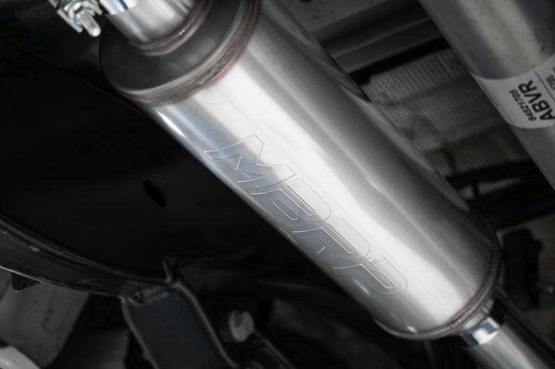 MBRP 2023 Chevy Colorado/GMC Canyon Aluminized Steel Single High Clearance Rear Exit exhaust, performance car parts by DTX Performance.