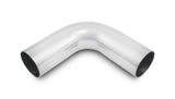 Vibrant 3in O.D. Universal Aluminum Tubing (90 degree bend) - Polished