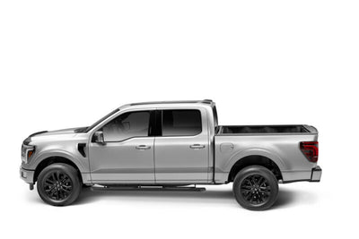 RealTruck 15-26 Ford F150 / 17-26 Ford F250/F350 SD Crew Cab Traxio 4in Nerf Bars - Textured Black