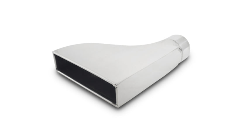 Vibrant 7.75in x 1.875in Rectangular SS Exhaust Tip (Camaro Style) - 2.5in Inlet, performance car parts