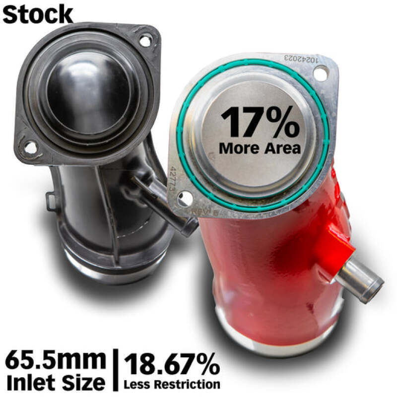 Banks Power 17-24 Chevrolet/GMC 2500/3500 6.6L Duramax L5P Monster-Ram Turbo Inlet Elbow - Red - DTX Performance