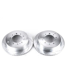 Load image into Gallery viewer, Power Stop 13-21 Toyota Land Cruiser Rear Evolution Drilled &amp; Slotted Rotors - Pair, high performance car parts, brake upgrades