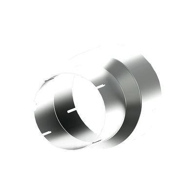 MBRP Universal 4 ID. to 5 ID. Adapter Aluminized, ideal for performance exhaust systems, available at DTX Performance.