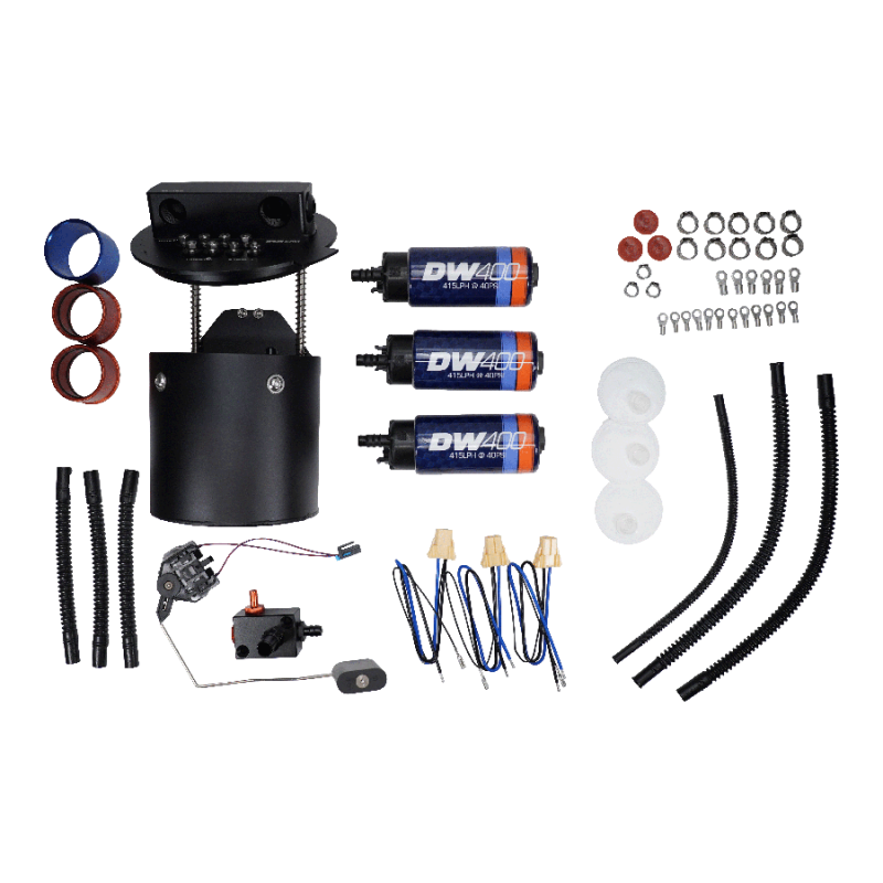 DeatschWerks X3 Series Fuel Pump Module w/ Triple DW400 Fuel Pumps for 2011-2024 Ford Mustang - DTX Performance