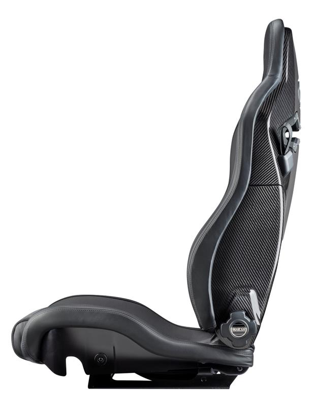 Sparco Seat SPX Leather/Alcantara Black - Left by DTX Performance, ideal for performance car parts and tuning upgrades.