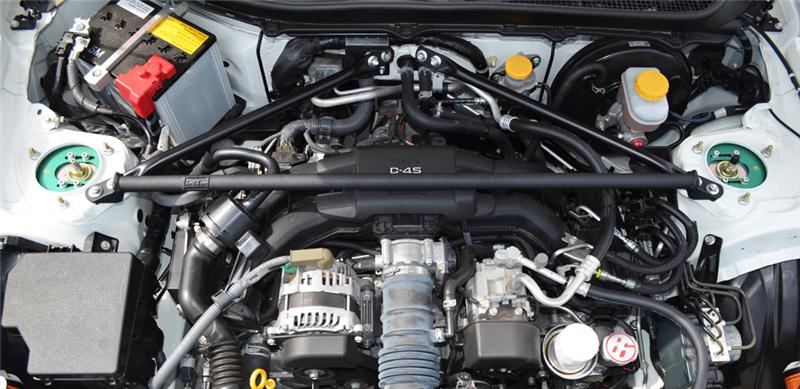 GrimmSpeed Subaru BRZ / Scion FR-S Strut Tower Brace - Black GrimmSpeed