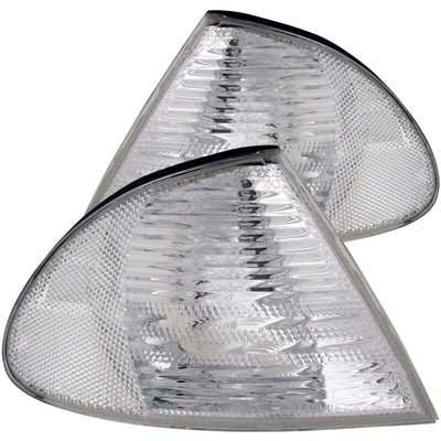 ANZO Corner Lights 1999-2001 BMW 3 Series E46 Euro Corner Lights Chrome with high performance car parts upgrade