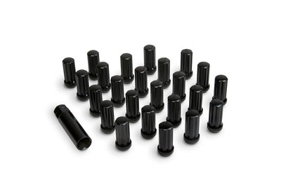 ICON Alloys Lug Nut Kit Black - 14x1.5 - 24 Lug Nuts w/ Key, high performance auto parts from veteran owned performance shop