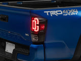 Raxiom 16-23 Toyota Tacoma XW Series Sequential LED Tail Lights- Black Housing- Clear Lens